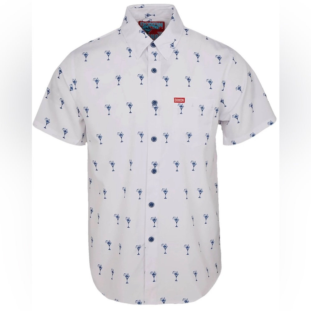 Dixxon "The Gnartini" men's size XL short sleeve Party Shirt.